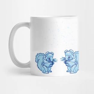 squirrels spending the winter together Mug